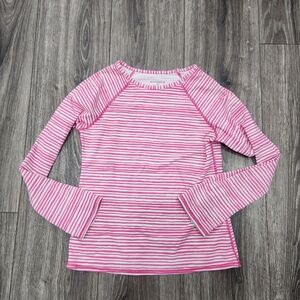 Garnet Hill Kids Stripe Rash Guard Swim size 10